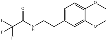 Acetamide, N-(2-(3,4-dimethoxyphenyl)ethyl)-2,2,2-trifluoro- 구조식 이미지