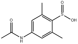 (4-ACETAMIDO-2,6-DIMETHYLPHENYL)SULFINIC ACID Structure