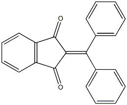 1H-Indene-1,3(2H)-dione, 2-(diphenylmethylene)- Structure