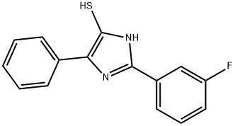 2-(3-fluorophenyl)-5-phenyl-1H-imidazole-4-thiol Structure