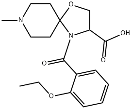 4-(2-ethoxybenzoyl)-8-methyl-1-oxa-4,8-diazaspiro[4.5]decane-3-carboxylic acid Structure