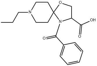 4-benzoyl-8-propyl-1-oxa-4,8-diazaspiro[4.5]decane-3-carboxylic acid Structure
