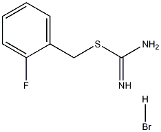 {[(2-fluorophenyl)methyl]sulfanyl}methanimidamide hydrobromide 구조식 이미지