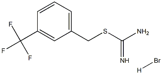 ({[3-(trifluoromethyl)phenyl]methyl}sulfanyl)methanimidamide hydrobromide 구조식 이미지