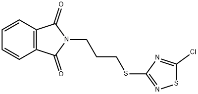 2-{3-[(5-chloro-1,2,4-thiadiazol-3-yl)sulfanyl]propyl}-2,3-dihydro-1H-isoindole-1,3-dione Structure