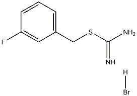 {[(3-fluorophenyl)methyl]sulfanyl}methanimidamide hydrobromide 구조식 이미지