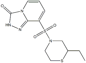 2-ethyl-6-thiomorpholin-4-ylsulfonyl-[1,2,4]triazolo[4,3-a]pyridin-3-one Structure