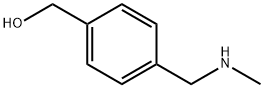 (4-Methylaminomethyl-phenyl)-methanol 구조식 이미지