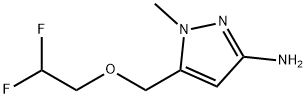 5-(2,2-difluoroethoxymethyl)-1-methyl-pyrazol-3-amine 구조식 이미지