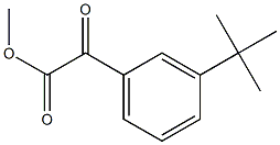 Methyl 3-tert-butylbenzoylformate 구조식 이미지