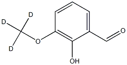 2-hydroxy-3-(trideuteriomethoxy)benzaldehyde Structure