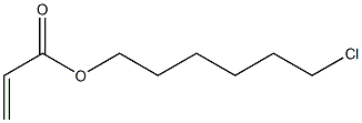 2-Propenoic acid, 6-chlorohexyl ester Structure