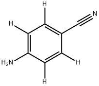 4-aminobenzonitrile-2,3,5,6-d4 Structure