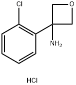 3-(2-Chlorophenyl)oxetan-3-amine hydrochloride Structure