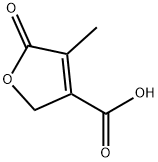 3-Furancarboxylic acid, 2,5-dihydro-4-methyl-5-oxo- Structure