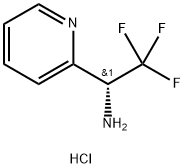 (R)-2,2,2-TRIFLUORO-1-(PYRIDIN-2-YL)ETHANAMINE DIHYDROCHLORIDE 구조식 이미지
