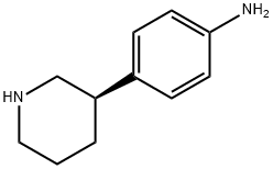 (R)-4-(piperidin-3-yl)aniline 구조식 이미지
