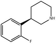 (3R)-3-(2-fluorophenyl)piperidine 구조식 이미지