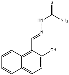 2-((2-hydroxynaphthalen-1-yl)methylene)hydrazine-1-carbothioamide 구조식 이미지