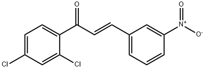 (2E)-1-(2,4-dichlorophenyl)-3-(3-nitrophenyl)prop-2-en-1-one Structure