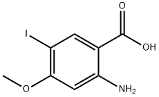 2-amino-5-iodo-4-methoxybenzoic acid 구조식 이미지