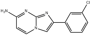 2-(3-CHLOROPHENYL)IMIDAZO[1,2-A]PYRIMIDIN-7-AMINE Structure