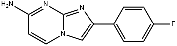 2-(4-Fluorophenyl)imidazo[1,2-a]pyrimidin-7-amine 구조식 이미지