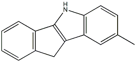 Indeno[1,2-b]indole, 5,10-dihydro-8-methyl- Structure