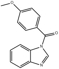 1-(4-methoxybenzoyl)-1H-benzimidazole Structure