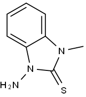 2H-Benzimidazole-2-thione, 1-amino-1,3-dihydro-3-methyl- Structure