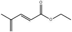 2,4-Pentadienoic acid, 4-methyl-, ethyl ester, (E)- Structure