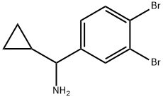 CYCLOPROPYL(3,4-DIBROMOPHENYL)METHANAMINE 구조식 이미지