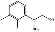 2-AMINO-2-(2-FLUORO-3-METHYLPHENYL)ETHAN-1-OL 구조식 이미지