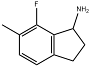 7-FLUORO-6-METHYL-2,3-DIHYDRO-1H-INDEN-1-AMINE Structure