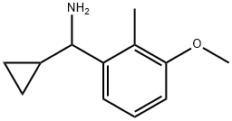 CYCLOPROPYL(3-METHOXY-2-METHYLPHENYL)METHANAMINE Structure