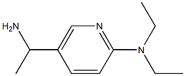 [5-(1-Amino-ethyl)-pyridin-2-yl]-diethyl-amine 구조식 이미지