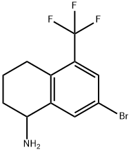 7-BROMO-5-(TRIFLUOROMETHYL)-1,2,3,4-TETRAHYDRONAPHTHYLAMINE Structure