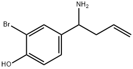 4-(1-AMINOBUT-3-EN-1-YL)-2-BROMOPHENOL Structure