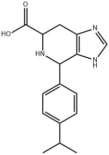 4-[4-(propan-2-yl)phenyl]-3H,4H,5H,6H,7H-imidazo[4,5-c]pyridine-6-carboxylic acid Structure