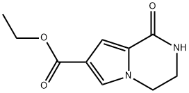 ethyl 1-oxo-1H,2H,3H,4H-pyrrolo[1,2-a]pyrazine-7-carboxylate Structure