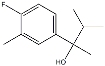 2-(4-fluoro-3-methylphenyl)-3-methylbutan-2-ol Structure