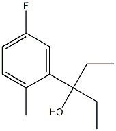 3-(5-fluoro-2-methylphenyl)pentan-3-ol Structure