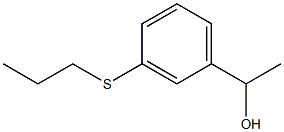 1-(3-propylsulfanylphenyl)ethanol Structure