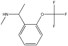 METHYL((1-[2-(TRIFLUOROMETHOXY)PHENYL]ETHYL))AMINE Structure