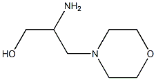 2-Amino-3-morpholin-4-yl-propan-1-ol Structure