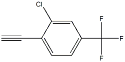 2-chloro-1-ethynyl-4-(trifluoromethyl)benzene 구조식 이미지