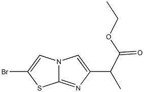 Ethyl 2-(2-Bromoimidazo[2,1-B]Thiazol-6-Yl)Propanoate Structure