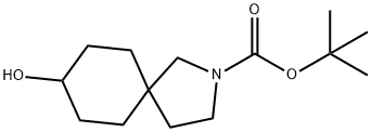 tert-butyl 8-hydroxy-2-azaspiro[4.5]decane-2-carboxylate Structure