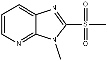 2-METHANESULFONYL-3-METHYL-3H-IMIDAZO[4,5-B]PYRIDINE Structure