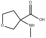 3-(METHYLAMINO)TETRAHYDROFURAN-3-CARBOXYLIC ACID 구조식 이미지